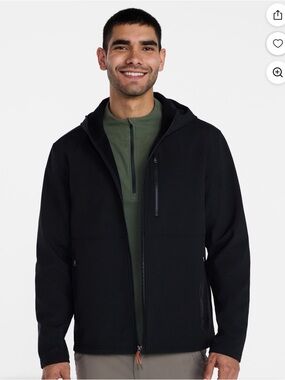 Ozark Trail Men's & Big Men's Softshell Jacket with Hood, Size S